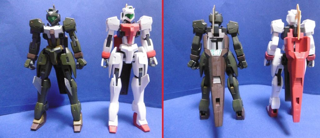 素アーチャーとの比較。手首・一部背面・色以外の変化はありません。