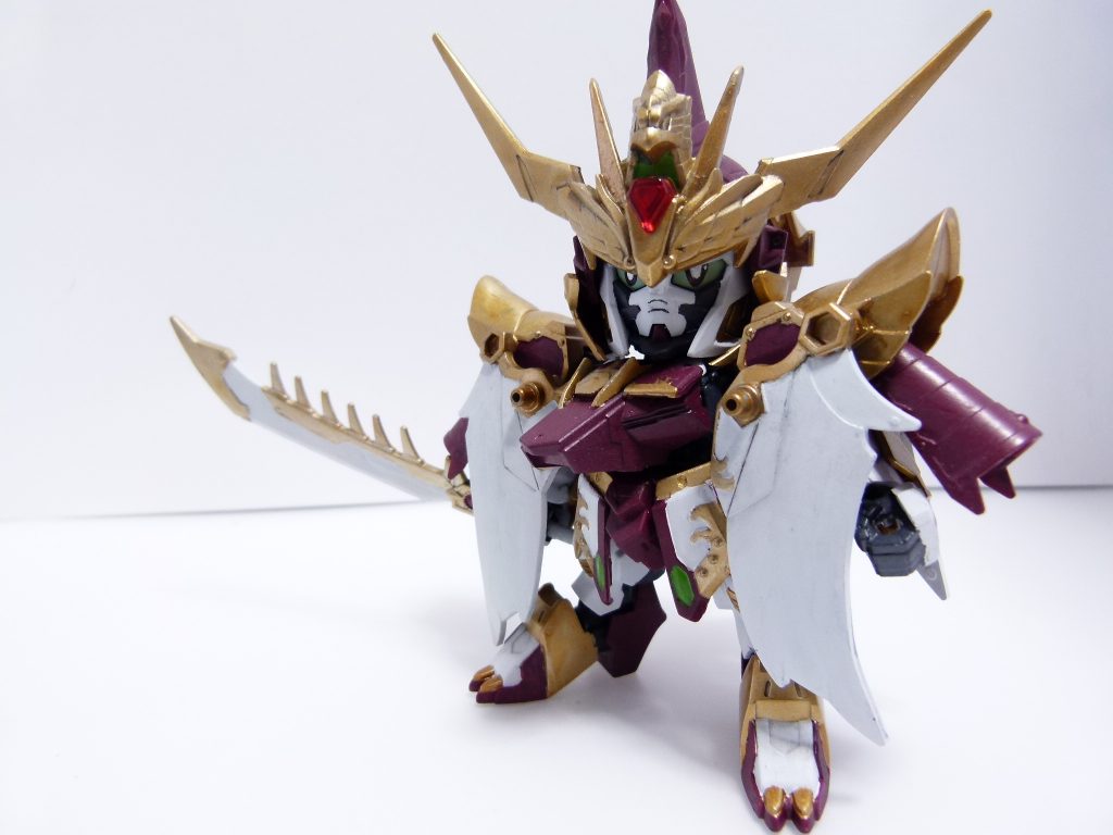 鎧を着けて。
翼はバルバトス第6形態のアーマーのイメージで肩に取り付け。