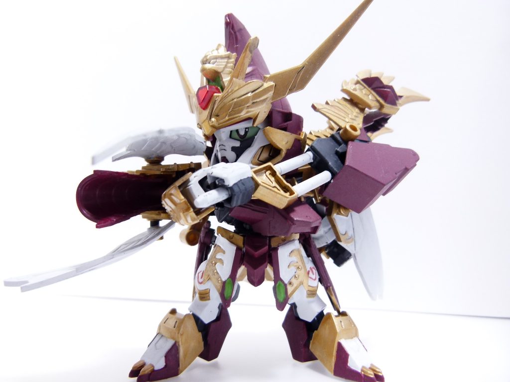 オリジナル武装。
レンチメイスに機武帝パーツなどを取り付け。