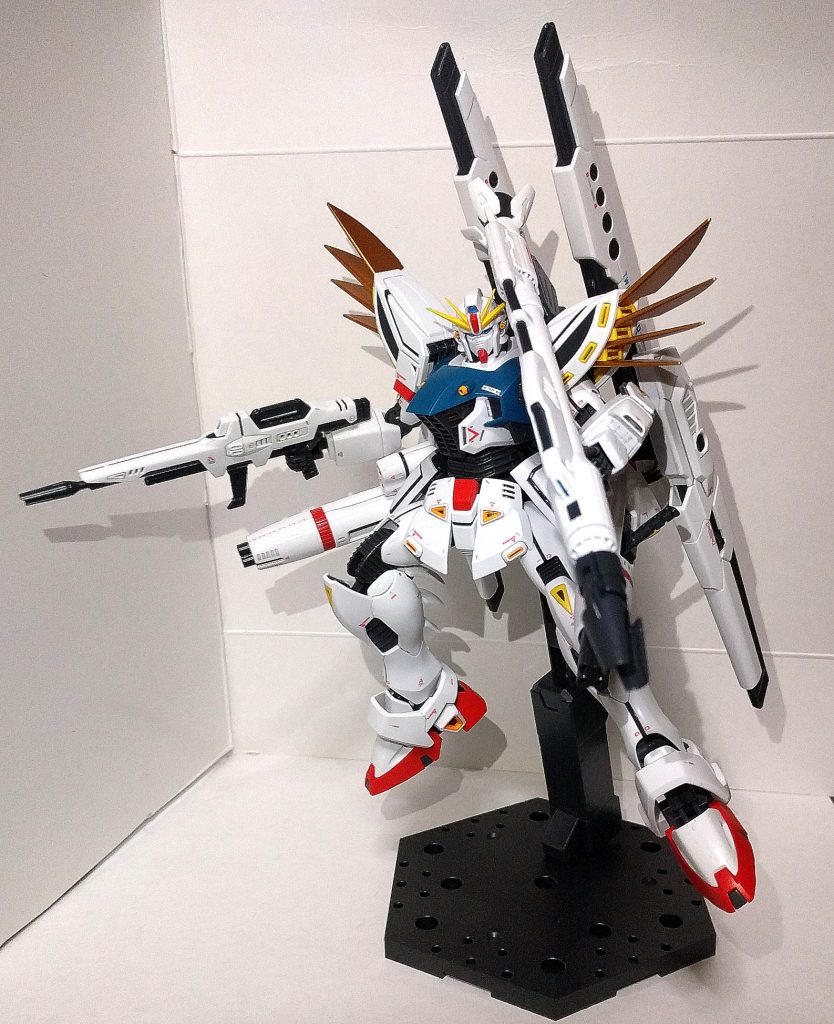 全部盛り武装も可能となっています!これもまたカッコよくて個人的に一番気に入ってます
以上、F91 ツインヴェスバータイプでした