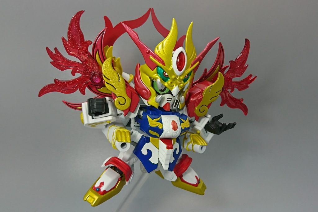 ブェスキャノンが展開可能
オリジナルギミックとして、姜維の炎エフェクトを装着可能