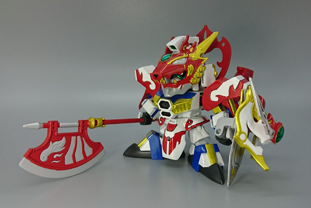 フロントビュー
オリジナルギミックとして
不知火のお面を
シールドにマウント出来る