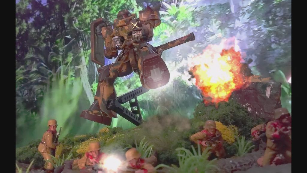 東南アジア戦線　第３０２小隊　ザク強襲–2枚目/制作者：sora