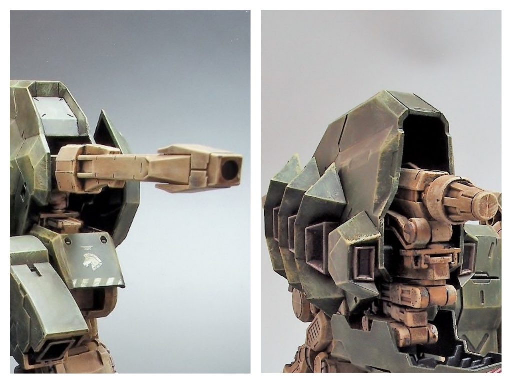 本機のダインスレイブは、砲身と後部装弾ユニットがリニアガイド上に配置され、前後に自由に移動できる。この構造により、サイズの異なるＫＥＰ弾を柔軟に運用することが可能。