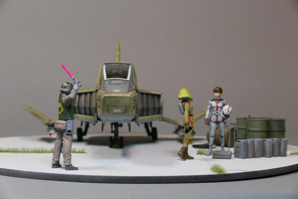 FF-X7 コアファイター ～出撃の傍らで～–4枚目/制作者：はっしー