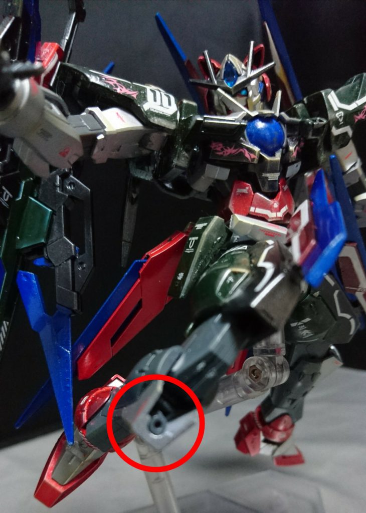 GNニードルガン
足に装備している隠し武器です！
00の世界っぽくするために「GN」と着けてみました(  ＾∀＾)