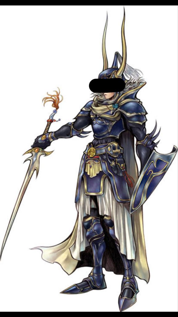 主人公ユッタが光族の戦士ということで光族の戦士…光の戦士…て事で彼を参考にしました