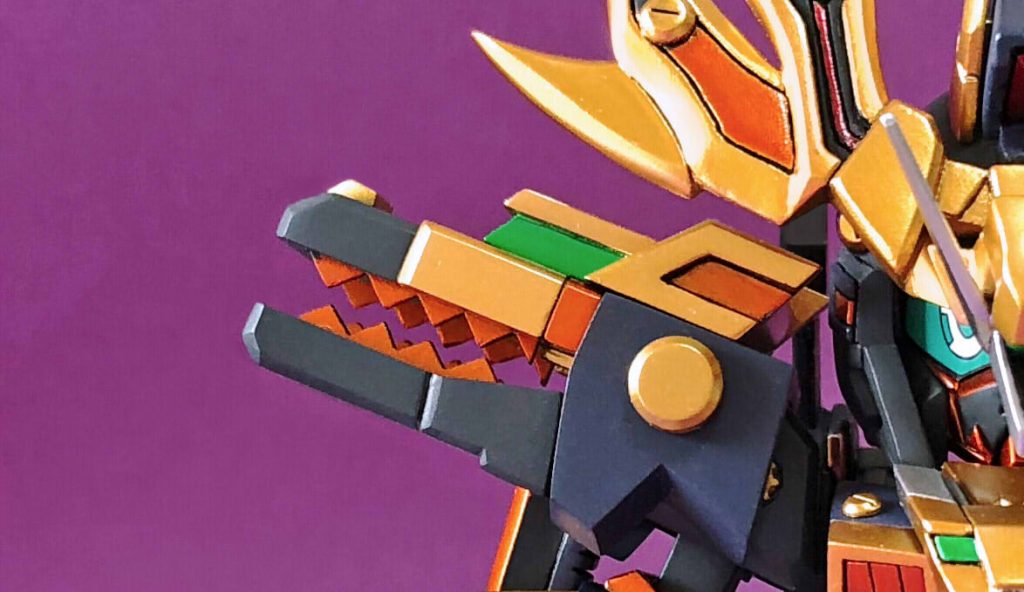 進化したということでサイコフレームのように赤から緑へ瞳を変更。