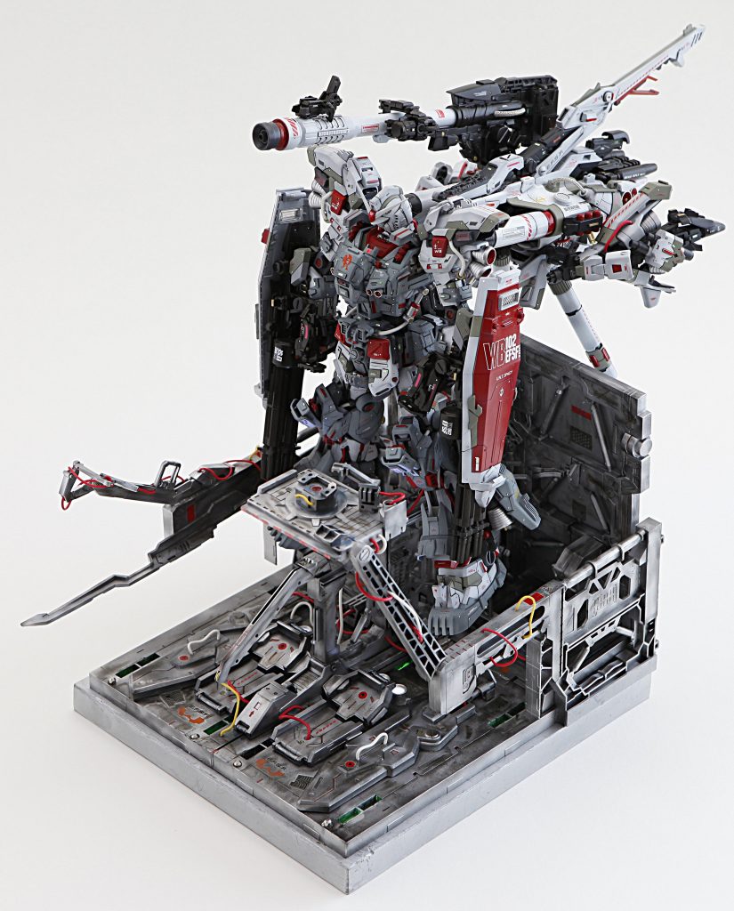 フルアーマーガンダムを自分なりのコンセプト「リアルメカ」で仕上げました。