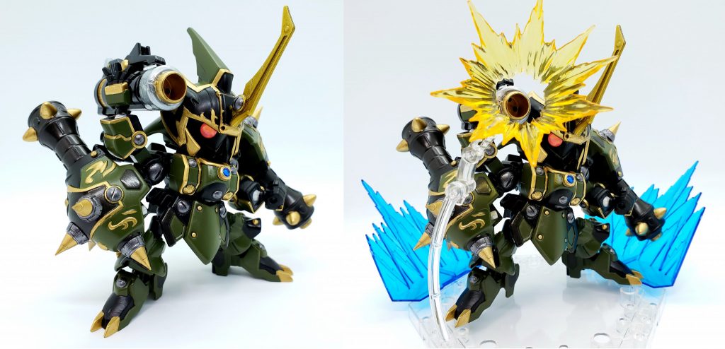 バックパック・大筒は紅武者アメイジングの物をリペイントしてそのまま使用しております。