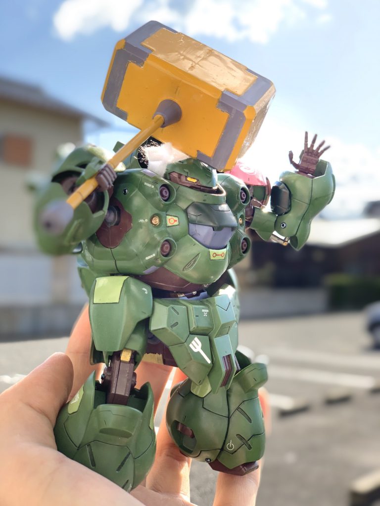 朝日を浴びて。