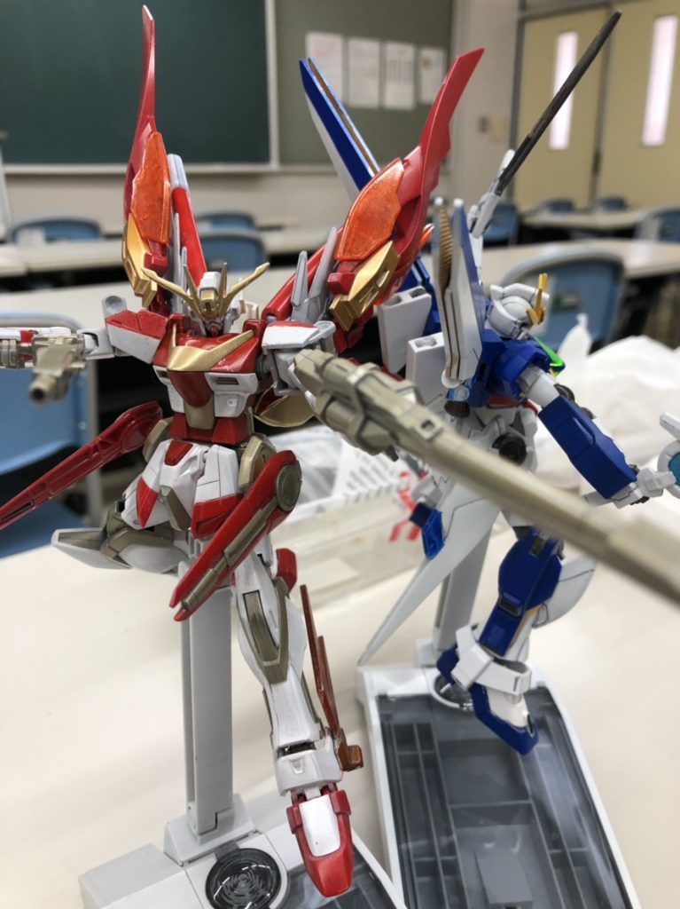 V×Vガンダム･MF＆ガンダムXXセイバー–2枚目/制作者：雨兎ラビィ