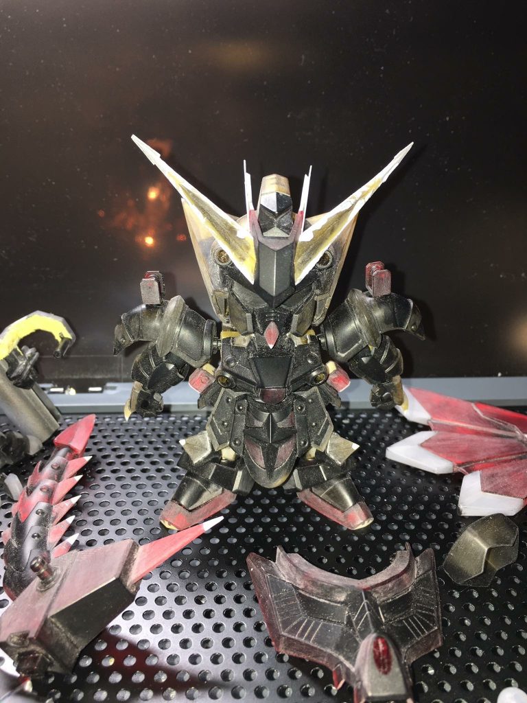 メッキを落とす時間が短縮された分本体改修に時間使えるのでクリアバージョンは有難いですね。