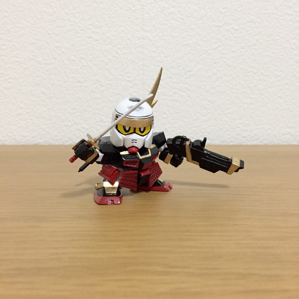 武者頑駄無は鎧姿もいいですが、軽装状態も大好きです。