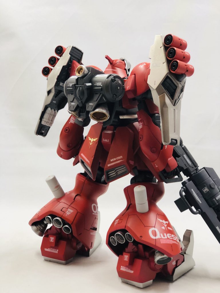 足に三連バーニア追加しました