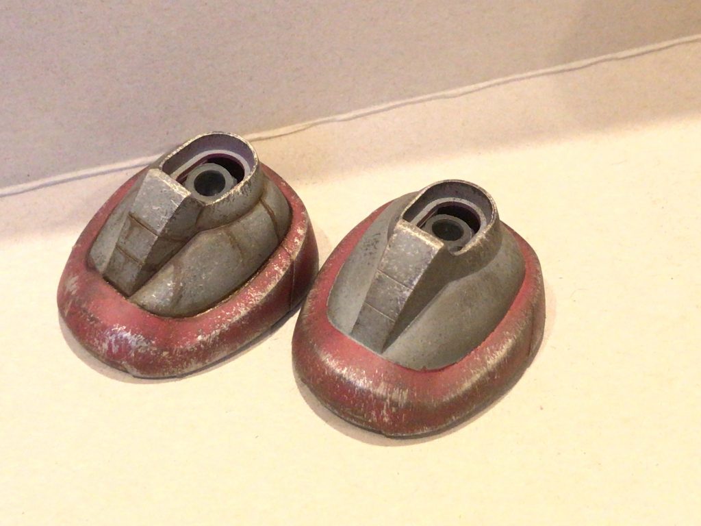 錆もしっかりつけてあります。ある意味スミ入れも兼ねた作業ですね。