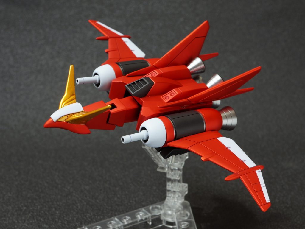 魂駆羅星（コアクラスター）。
1/100クラスターガンダムのコアブースターを芯に、元キット比160％で巨大化しています。