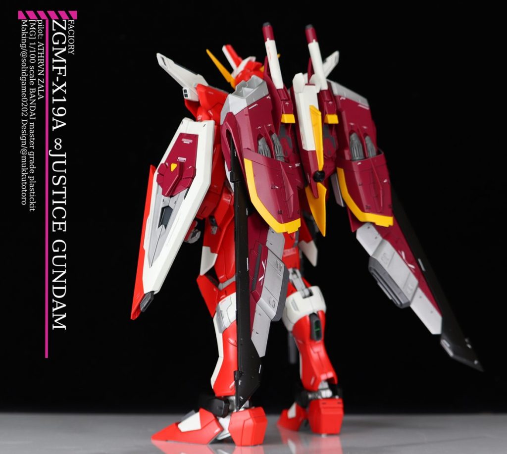 [MG]ZGMF-X19A ∞ JUSTICE GUNDAM–8枚目/制作者：@solidgame0202