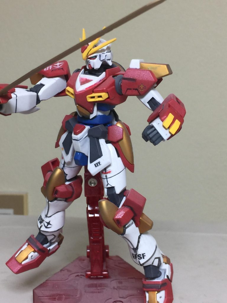 カミキバーニングガンダム(トウガスペシャル) 左斜めの アピールショット！