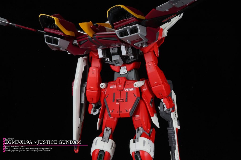 [MG]ZGMF-X19A ∞ JUSTICE GUNDAM–4枚目/制作者：@solidgame0202