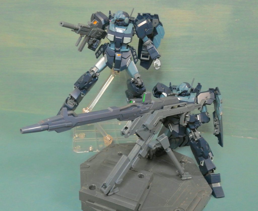 スミ入れと塗装は部分塗装のみですが…
劇中でもあったA班とC班の組み合わせは結構好みだったり(´∀`)