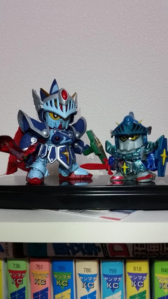 新旧騎士ガンダム。どちらも思い出のキャラであり作品です。

最後までご覧頂きありがとうございました！