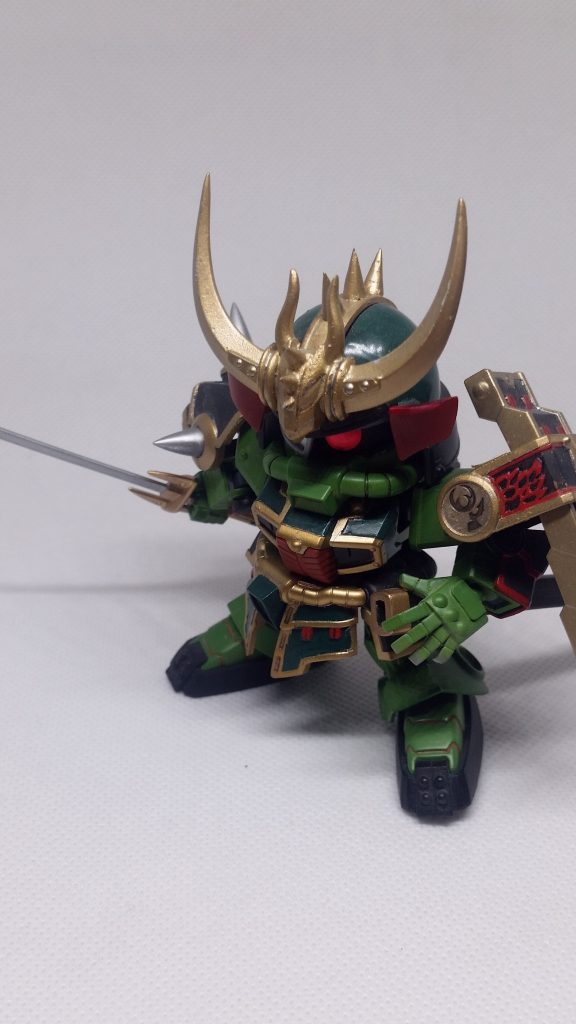 LEGENDBB武者頑駄無から平手をもぎ取ってきました！これだけで大分表情がつけられ、満足。