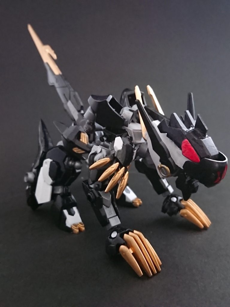 支援機 狼電
狼に見えないでしょうが狼という事にしてください()
最初は獅電素材のみで作ろうとしたんですが諦めました