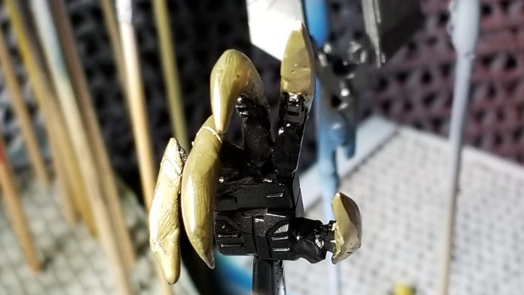 爪の延長と鋭角