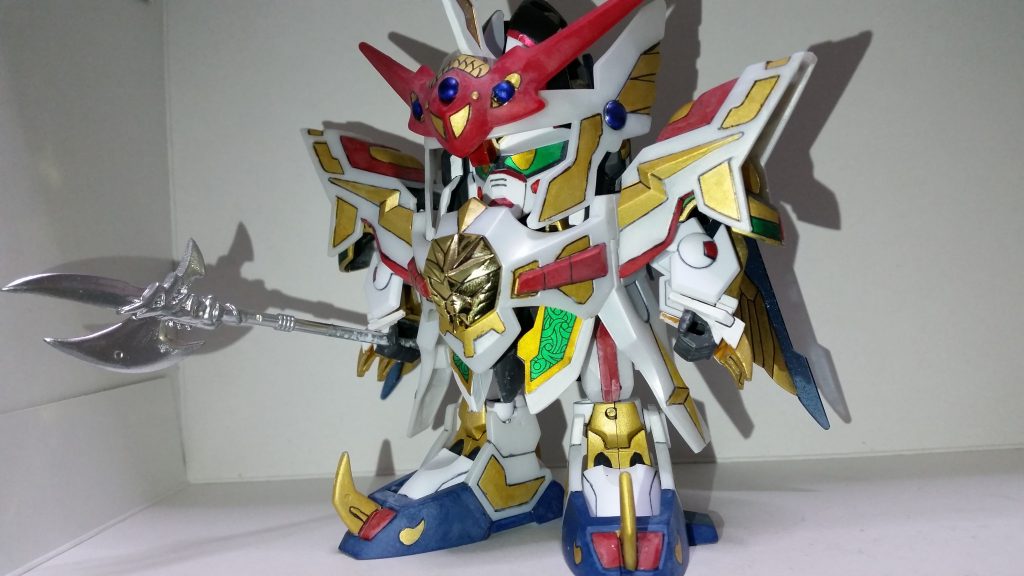 さらにパワーアップしドラゴンホーンが立ち上がった状態。