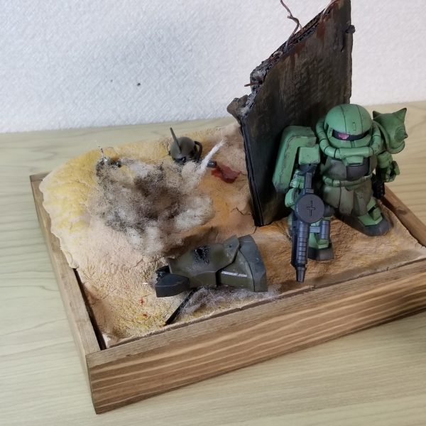 SDクロスシルエット　ザクⅡ