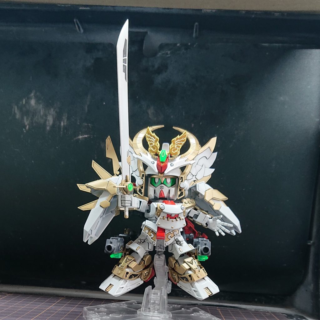 「武神と化する力を与えよ...」
「舞うが如く悪を懲らす技を可能たらしめよ.....」
「天来変幻!!」