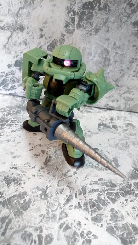 最初は
ドリルを持たせただけでした