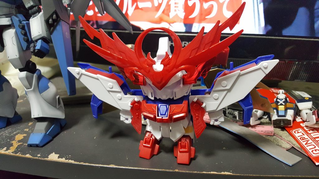 クロスシルエットを移植する前の、そしてもう戻れなくなった紅零斗大将軍(´ω`)
この頃は手足がこんなに短かったんです(´ω`)