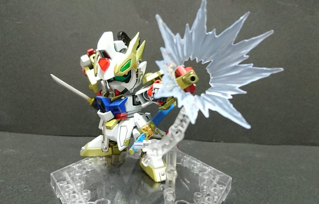 武者鋭戌弐(むしゃえいじ)・ダブルバレッドがモチーフのオリジナル武者です。