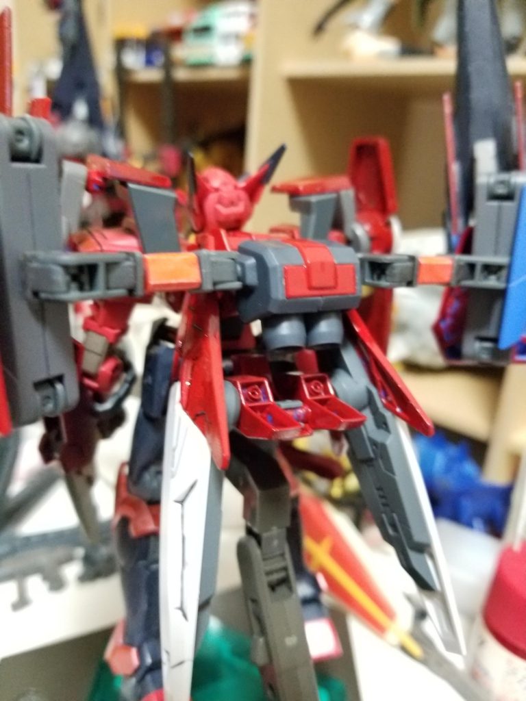 せっかくなのでお洒落もしつつ(筆塗)