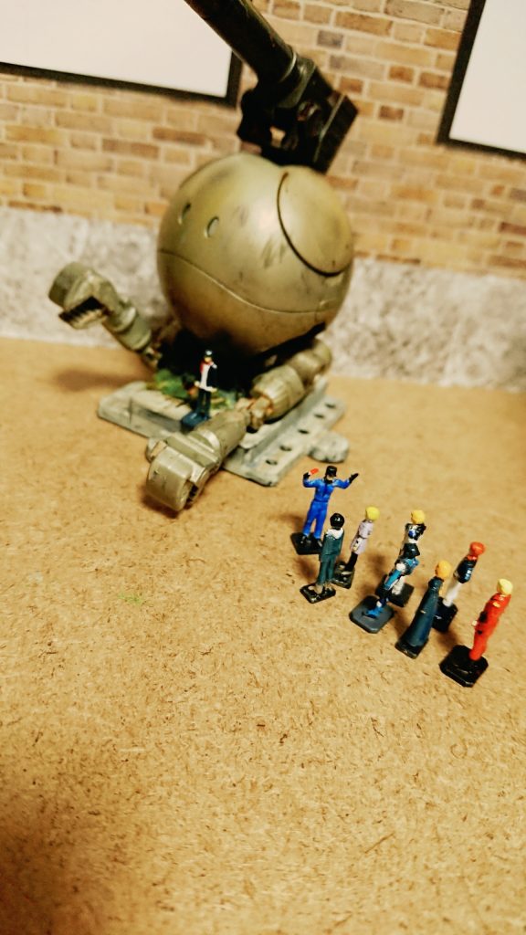 記念撮影に並ぶ人々