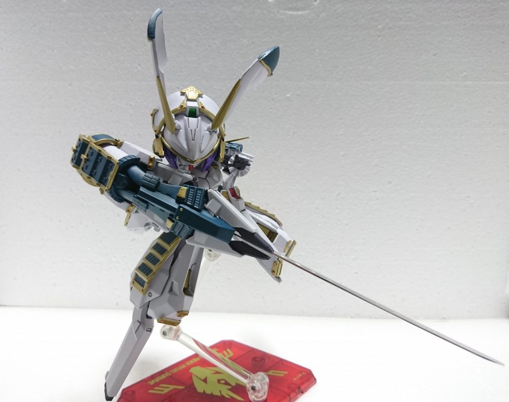 こちらは脚力強化状態。