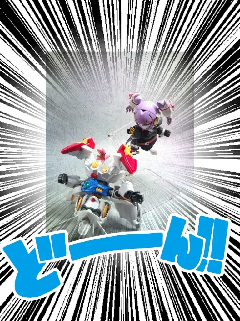 いつも失敗ばかりでコマンドガンダムやキャプテン率いるSUPER GーARMSにフルボッコにされ 
爆発とともに帰ってくるヴェイコマンダー・ゼハートをツンツンと「おしおき!(`ω´#)プンスカ」したり 
時にはデレデレと慰めたりと、飴と鞭(というか魔法のステッキ)でお世話している… らしい。