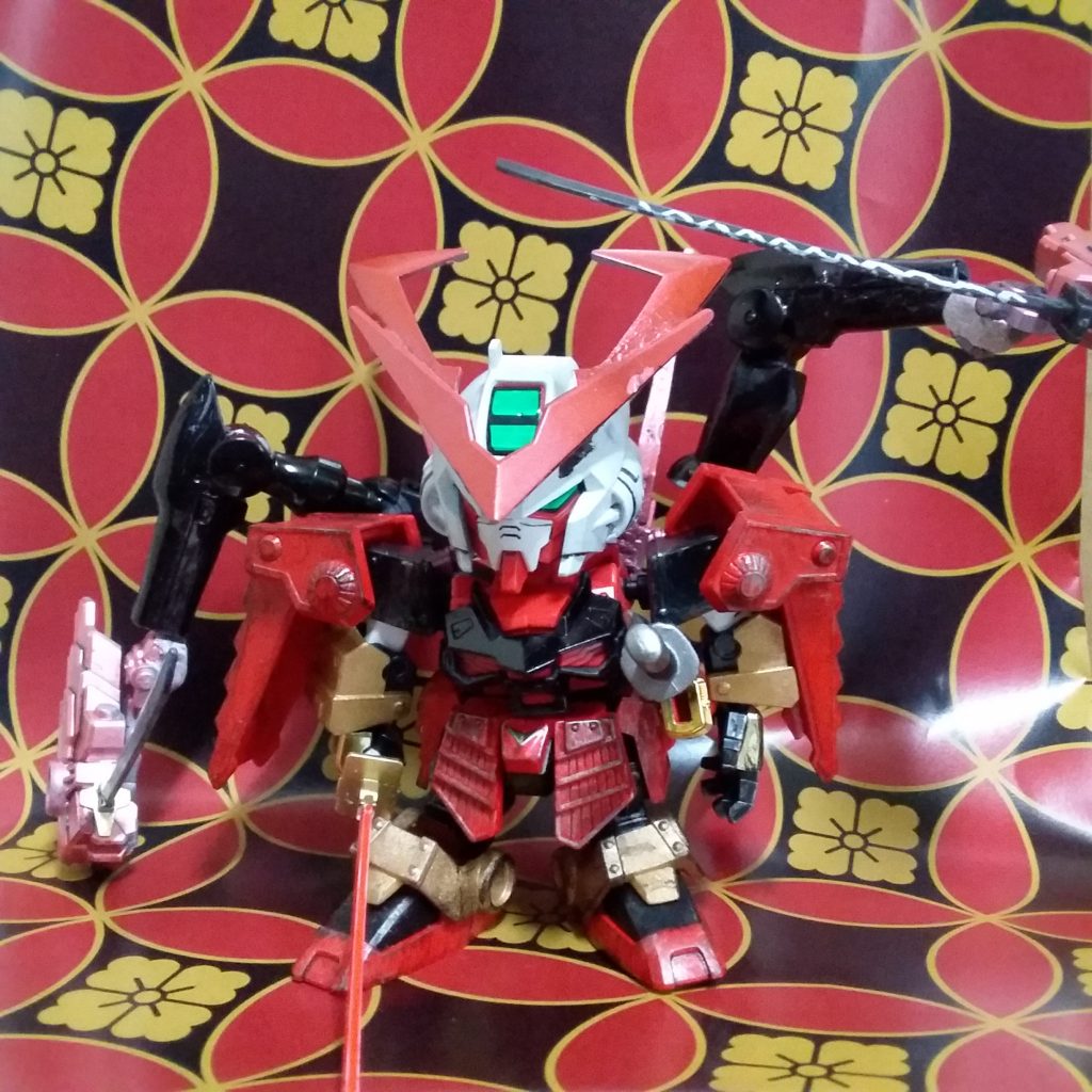 *【燎原ノ炎】*
侵掠スルコト炎ノ如ク

パーツが重い事もあり、構えさせるのがむずかしく感じました。