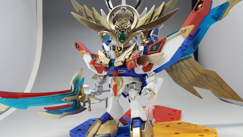 手足が伸びたのは一目瞭然かと思いますが、実はこのキット、元々首が動かないキットなのです!Σ(´Д` )
ある方に教えていただいた、ボールデンの大きいジョイントを移植し、可動させるという方法で、そんなことは微塵も感じさせないような自然な可動が出来るようになりました(´∀`)