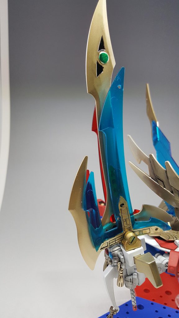 シールは目と大刕覇剣の漢字の部分のみと、ぶきっちょな私にしては、よく頑張りましたよ(´ω`)