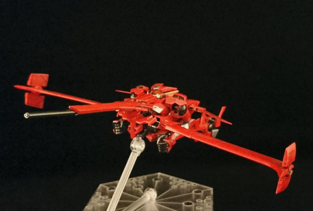 粗方は7月にできていたのですが、細部を改修してようやく投稿と相成りました。
オーバーフラッグ改めソウルフラッグII。
モチーフはソードフィッシュII。作品生誕20周年を迎えた不朽の名作『COWBOY BEBOP』の主人公が駆る、高速戦闘機です。