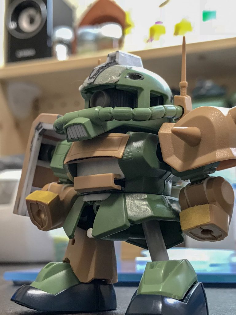 バランスを見ながら細部の調整。