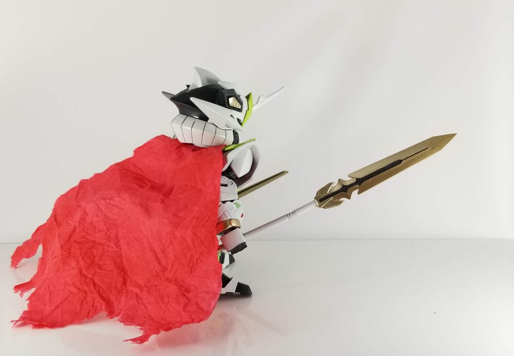 後ろ。槍はゼロの剣と祭りウェポンか何かの武器を加工して槍風に仕上げました。