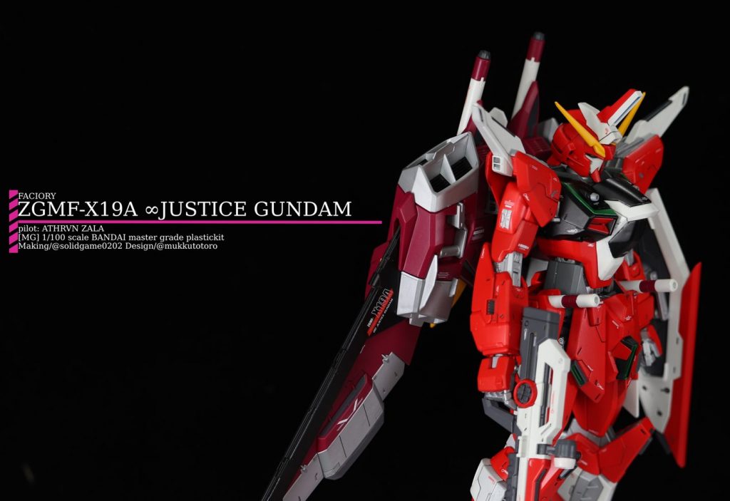 [MG]ZGMF-X19A ∞ JUSTICE GUNDAM–6枚目/制作者：@solidgame0202