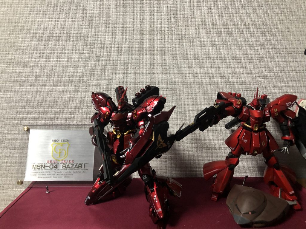 サザビーHGとツーショット