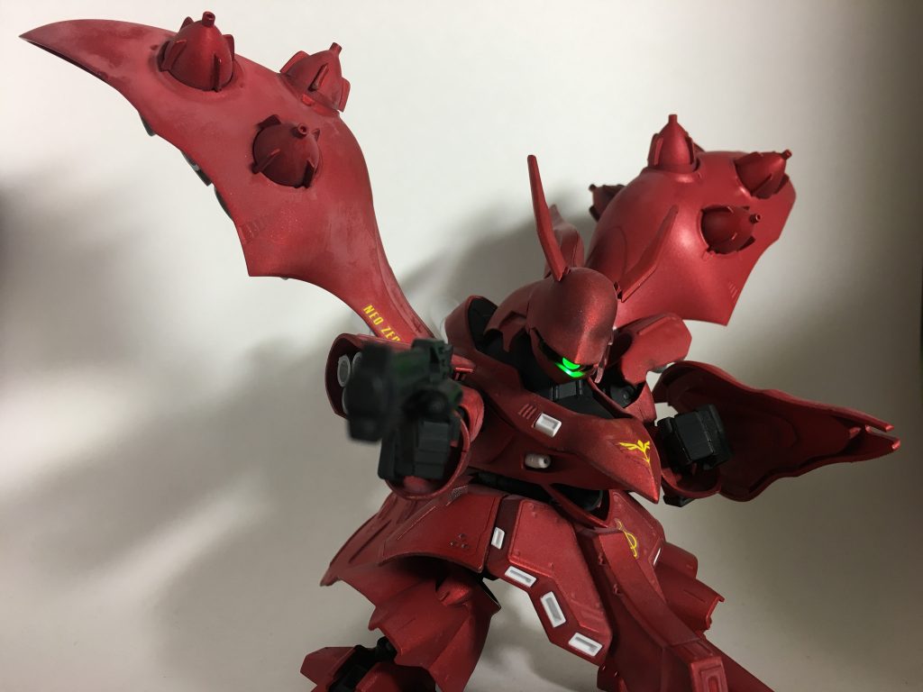 ライフルを構えて