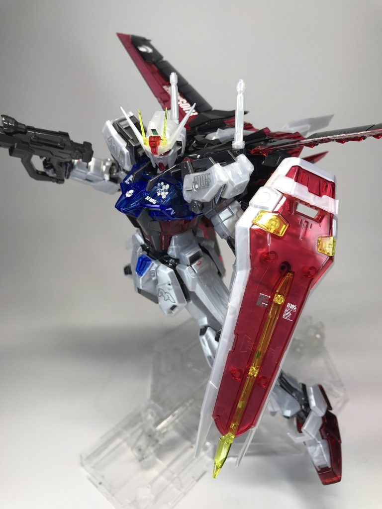 MGエールストライクガンダム クリアカラー ver. フレーム塗装仕上げ–2枚目/制作者：モルガナ