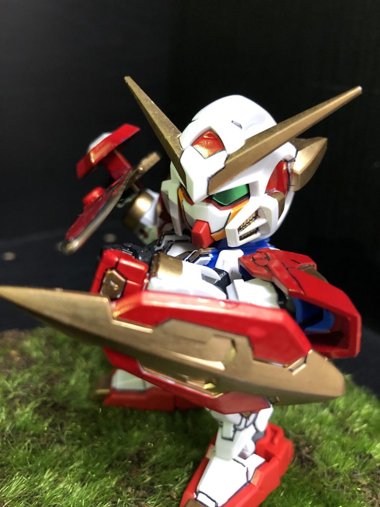 ニッパーやガンダムマーカーも全品半額だったので、いろいろ買って好きなようにカラーリングしてみました。
